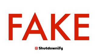 Shutdownify is Fake